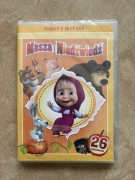 Masza i Niedźwiedź - pakiet 3 płyt DVD - część 1-3 - 26 odcinków- nowa