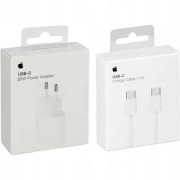 Nowy Zestaw Apple: Ładowarka USB-C 20W + Kabel USB-C (1m)