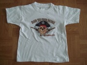 PIRACI biała bluzka / T-shirt 122/128