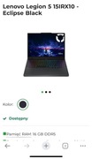 Laptop Lenovo Legion 5 15IRX10 nowy