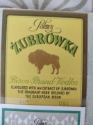 Etykieta Żubrówka Polmos Wódka 0,5l