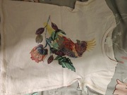 H&M Michelle Morin bluzka z papugą rozm. 110/116