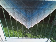 Chusta szal ręcznie zrobiona na szydełku 