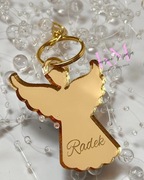 Złoty brelok Anioł