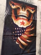 Komin bandana czaszka szkielet 