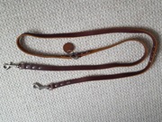 Smycz   skórzana przepinana Hunter Koniak 2 m