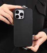 Etui na telefon IPhone 13 Czarne Modne Stylowe Eleganckie 