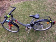 Rower 24” dziecięcy amortyzator przód, 3 biegi