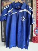 Vintage Polo Schalke 04 Adidas 2008/2009 Rozmiar M