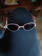 Okulary przeciwsłoneczne retro małe + etui