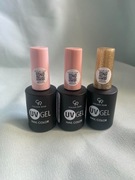 ZESTAW Golden Rose Hybrydowe lakiery do paznokci UV 104 106 202 WYPRZEDAŻ