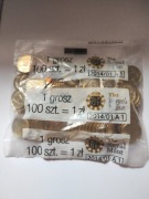 Woreczek Menniczy 1 grosz 2013 Royal Mint RM UNC 100szt LICYTACJA