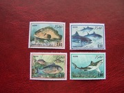 Algieria 1985 MNH Mi. 873/86 Fauna Ryby