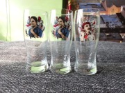 Szklanki Tyskie 5 Stadion Boniek Figo van Basten PIWO BROWAR BRO KUFEL BEER