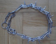 Obroża kolczatka metalowa dla psa dużego 46-60 cm  behawioralna
