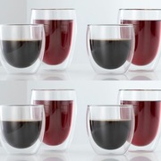 8x Szklanki Bodum Pavina zestaw 4x 250ml + 4x 0,35L termiczne podwójne oryg