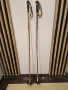 Kijki bambusowe do nart retro