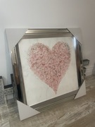 Obraz szklany - rama lustro 3d