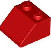 LEGO ROOF TILE 2X2 RED 303921/3039 