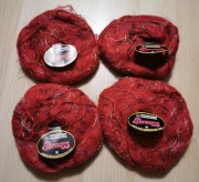 4 motki moher Schachenmayr Parnass z kolorową nitką 