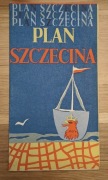 Plan Szczecina 1970 - stara mapa turystyczna 
