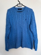 Polo Ralph Lauren sweter warkocz cable knit oryginał Nowa Kolekcja z Kod QR
