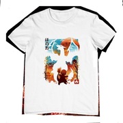 Pokémon Pokemon ognisty Fire type landscape - t-shirt męski 3XL 