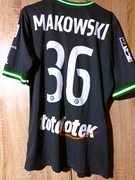 Koszulka meczowa T.Makowski Lechia Gdańsk autograf Prezent Szybka wysyłka