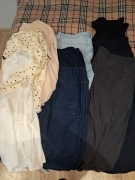 Zestaw ubrań ciążowych, bluzki i spodnie, rozm. 46 - 48 