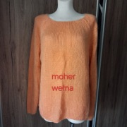 Włoski sweter moher,welna