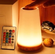 Lampka stołowa LED,13 kolorów, USB, wbudowana bateria, pilot, bezprzewodowa