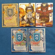 Karty Logo Nexo Knights 5szt .