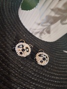 Kolczyki Pandy z kryształkami