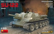 87X MINIART 35197 SU-122 MID PROD. w/INTERIOR