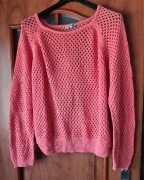 Sweter sweterek damski siateczka z aldi