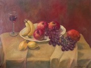 Obraz olejny martwa natura