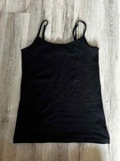 Koszulka na ramiączkach bluzka bokserka czarna Amisu New Yorker XS 34