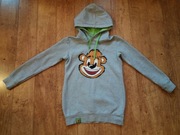 KUBUŚ dłuższa ciepła bluza z kapturem 164