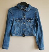Krótka, jeansowa kurtka H&M rozmiar 38 musthave