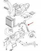 Rurka wąż klimatyzacji Vw Sharan Seat Alhambra lift tył 7M3820744G
