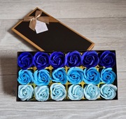 Flowerbox róże mydlane prezent 