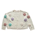 Jasny sweterek w kwiatki