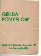 GIEŁDA POMYSŁÓW  harcerstwo, obóz harcerski