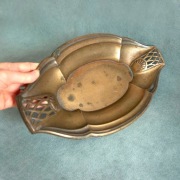 Antyk pojemnik mosiężny misa zabytkowa rytualna dekoracyjna