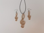 Komplet NUTKA ażur EKO wzór 3d NOWOŚĆ– KLUCZ