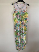 Kombinezon letni w kwiaty na ramiączkach 13-14 latki