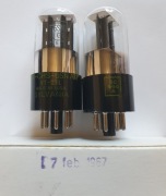 6SN7 GT Sylvania NOS NIB Wojskowe Para Lampy Elektronowe USA 1960's VT-231