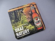 Podstawka pod piwo - Żubr - Okaz Natury