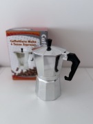 KAWIARKA ZAPARZACZ DO ZAPARZANIA KAWY ESPRESSO 6 FILIŻANEK 300ml ALUMINIOWA