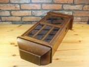 Szafka od zegara - szlifowane szkło.